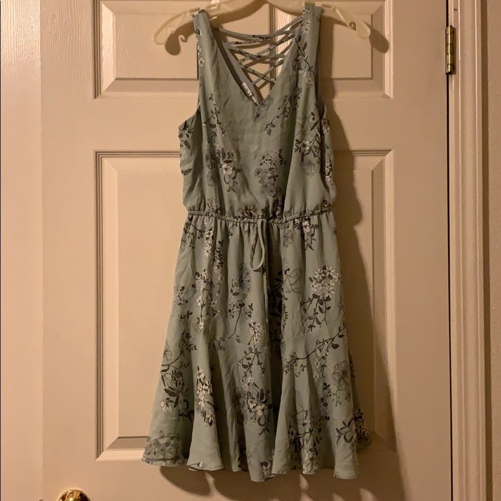 Maurice’s Green Floral Dress
